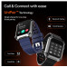 Ambrane 1.85" Uni Pair BT Calling Smartwatch, Rugged & Sporty Metal Body, 10 Days Battery, 500 NITS, 100+ Sports Mode with IP68, Sp02 Tracking, 100+ Watch Faces (Stud, Black)